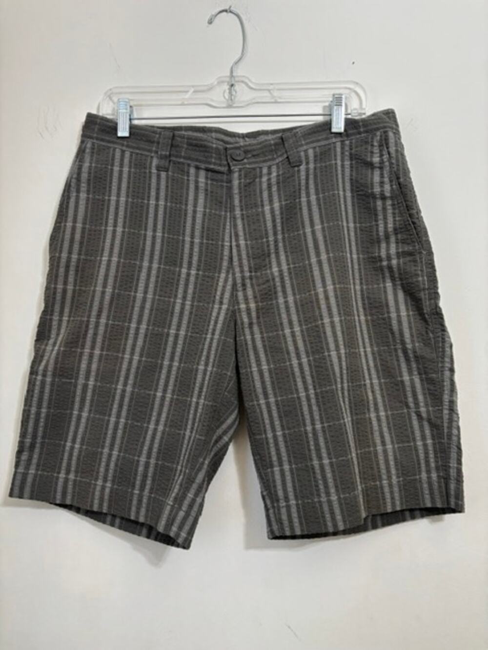 Patagonia Mens Shorts Size 32 Thrift Seersucker Textured Organic Cotton Plaid